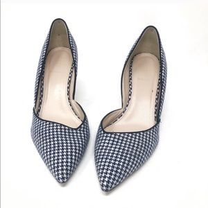 J. Crew Houndstooth D’Orsay Pumps (New)
